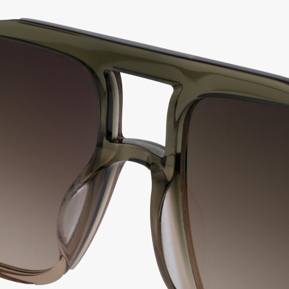 Manomos Unisex Double Bridge Sunglasses - Picture 4 of 12